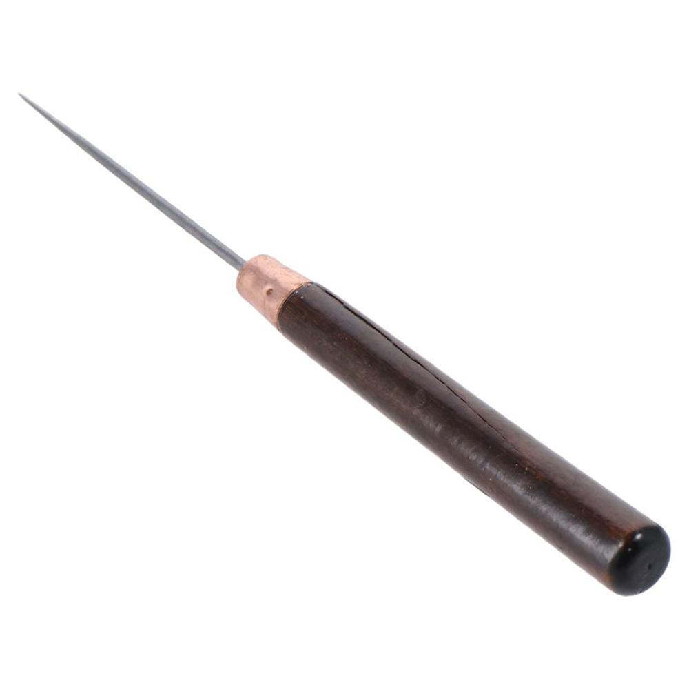 3Pcs Wooden Handle Scratch Awl - Leatherwork Punch ulasan dan harga