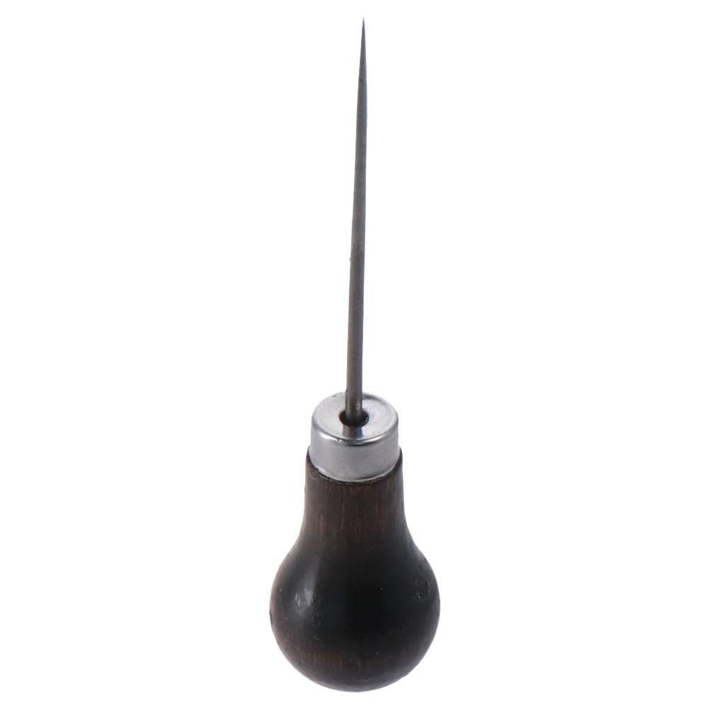 3Pcs Wooden Handle Scratch Awl - Leatherwork Punch ulasan dan harga