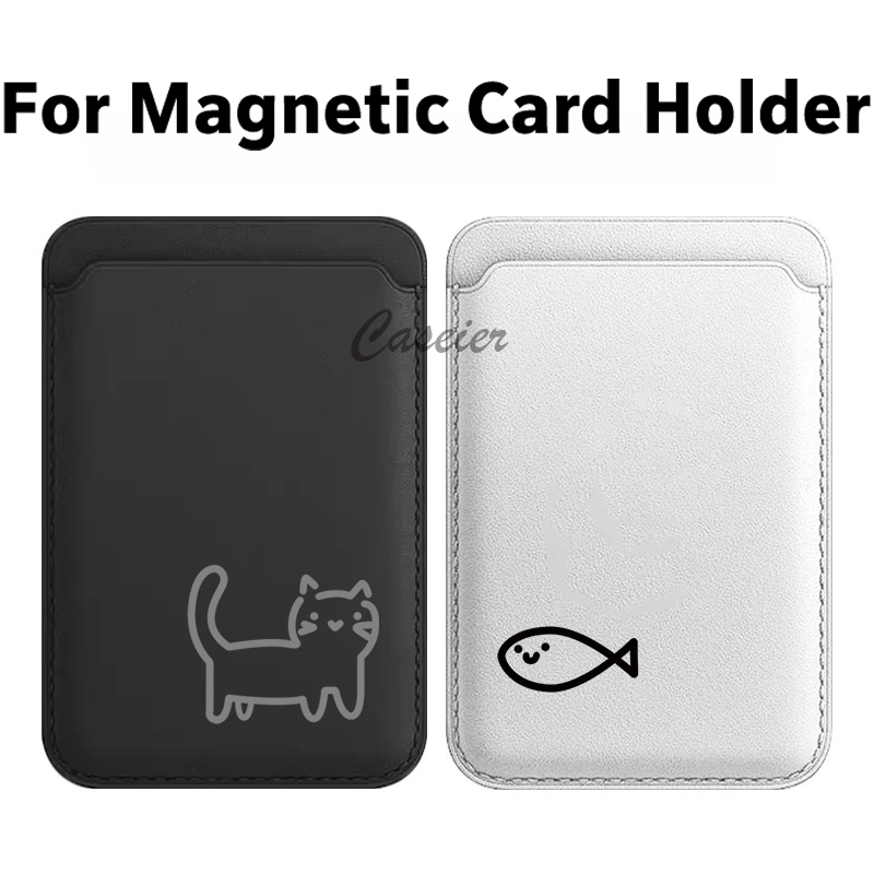 Line Cat Fish Pattern Magnetic - Leatherwork Drawing ulasan dan harga