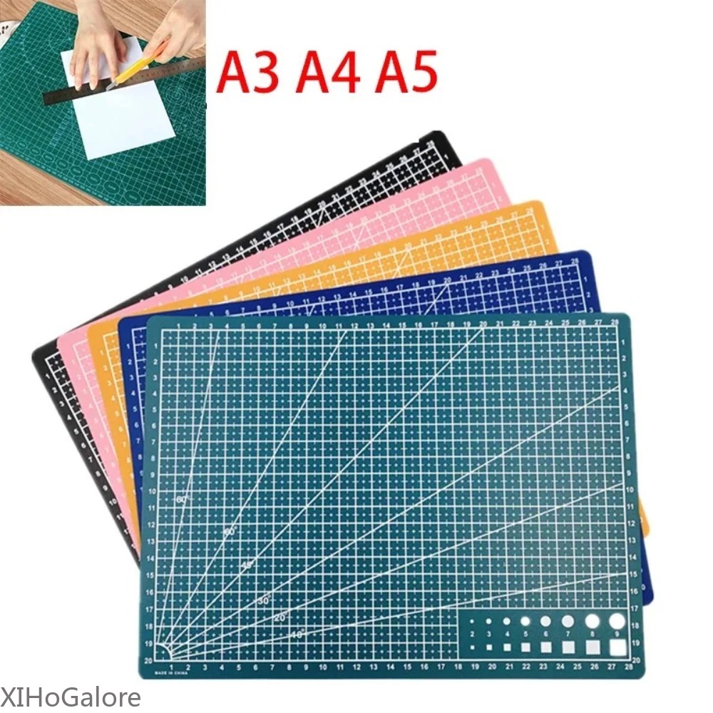 A4 PVC Cutting Mat Multi Funct - Leather Workbench ulasan dan harga