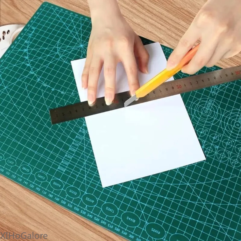 A4 PVC Cutting Mat Multi Funct - Leather Workbench ulasan dan harga