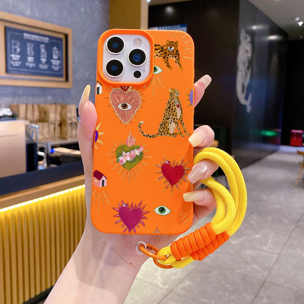 Leather Leopard Phone Case For - Leather X ulasan dan harga
