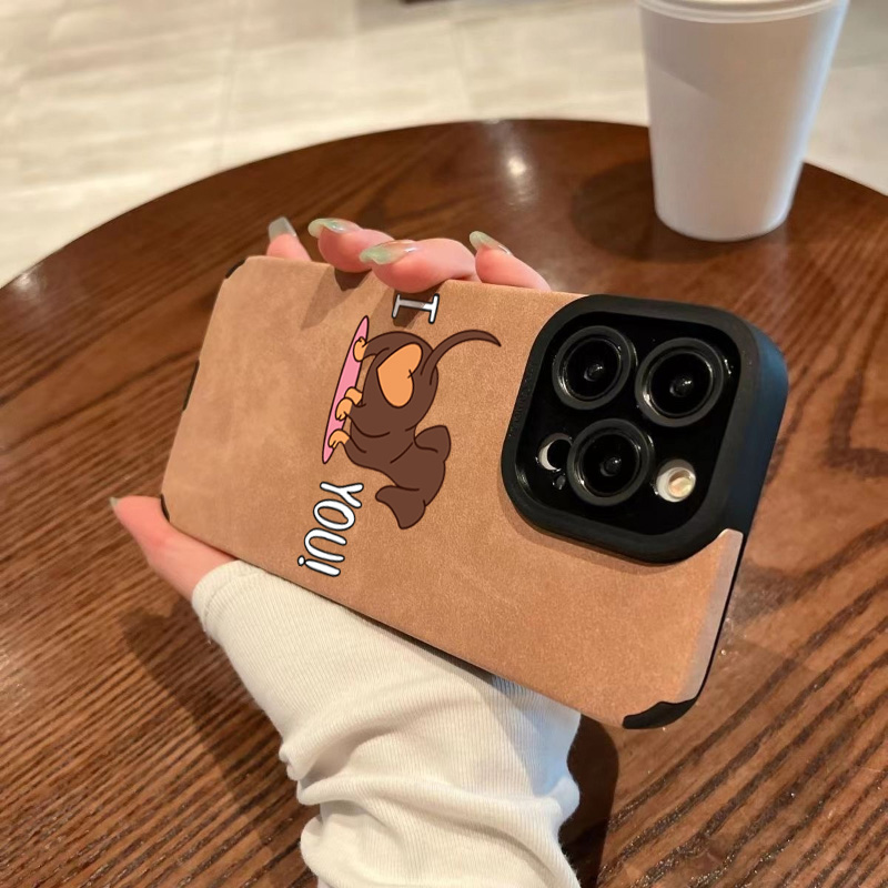 Cute Dachshund Heart Print Pho - Leather X ulasan dan harga